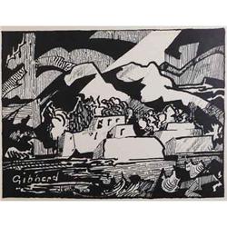 Eric W. Gibberd, Woodcut