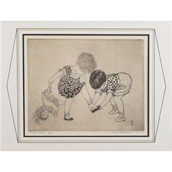 3 Vernon Thomas Etchings