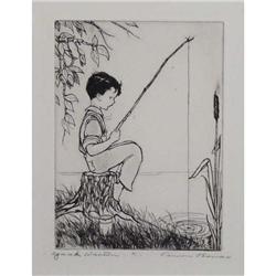 3 Vernon Thomas Etchings