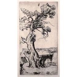 Mahonri Young, Etching