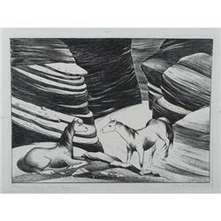 Frank Mechau, Lithograph