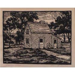 Charles B. Rogers, Linocut