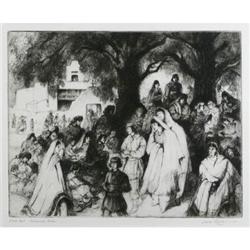 Gene Kloss, Drypoint etching