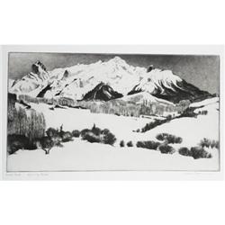 Gene Kloss, Etching/Drypoint