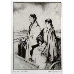 Gene Kloss, Drypoint etching