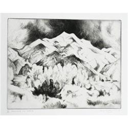 Gene Kloss, Etching/Drypoint