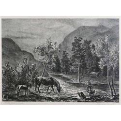 Lawrence Barrett, Lithograph