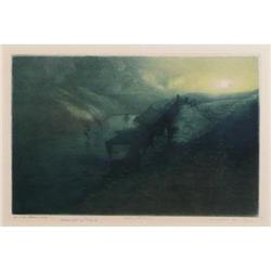 George Elbert Burr, Aquatint