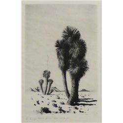 George Elbert Burr, Drypoint/Etching