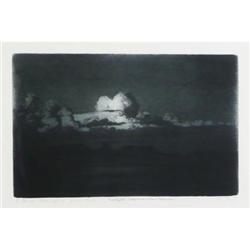 George Elbert Burr, Drypoint/Etching