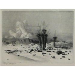 George Elbert Burr, Etching/Drypoint