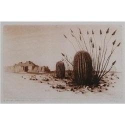 George Elbert Burr, Drypoint/Etching