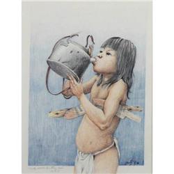 Neil David, Graphite/Colored Pencil