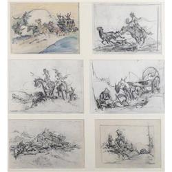 Fred Harman Drawings