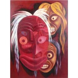 Frances Hansen, Oil on Board