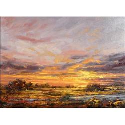 Sparky LeBold, Oil on Board