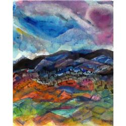 Emil Bisttram, Watercolor