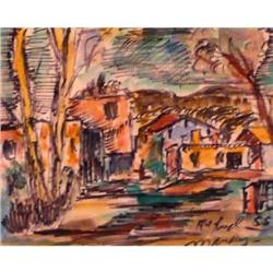 Alfred Morang, Watercolor