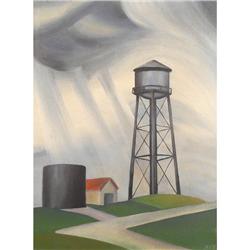 Gail McWerter, oil on Board