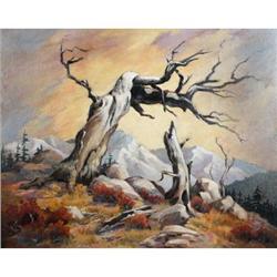 Inez Tatum, Oil on Board