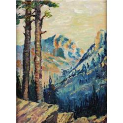 Unsigned, Oil on Board