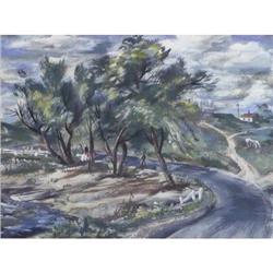 Charles Annan, Gouache & Lithograph