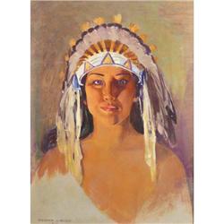 Frederick W. Becker, Oil on Board