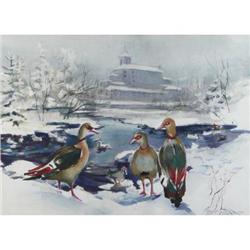 Cecile R. Johnson, Watercolor