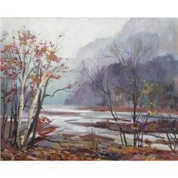 George Cherepov, Oil on Board