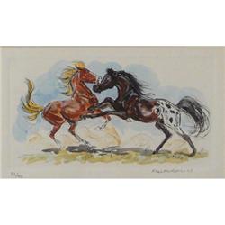 Nancy P. McLaughlin, Etching/WC