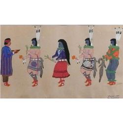 Ray Saunders, Gouache