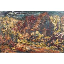 Ora King, Oil on Board