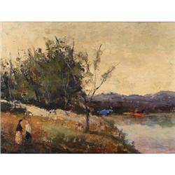 Jacob W. Gates, Oil on Board