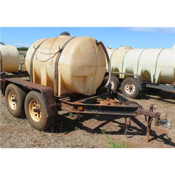 Homemade 2010 Water Tank T15 591 KXW Irrigation Trailer