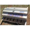Image 1 : Kobalt Metal Diamond Plate 48" Side Mount Truck Tool Box, Latches Need Repair
