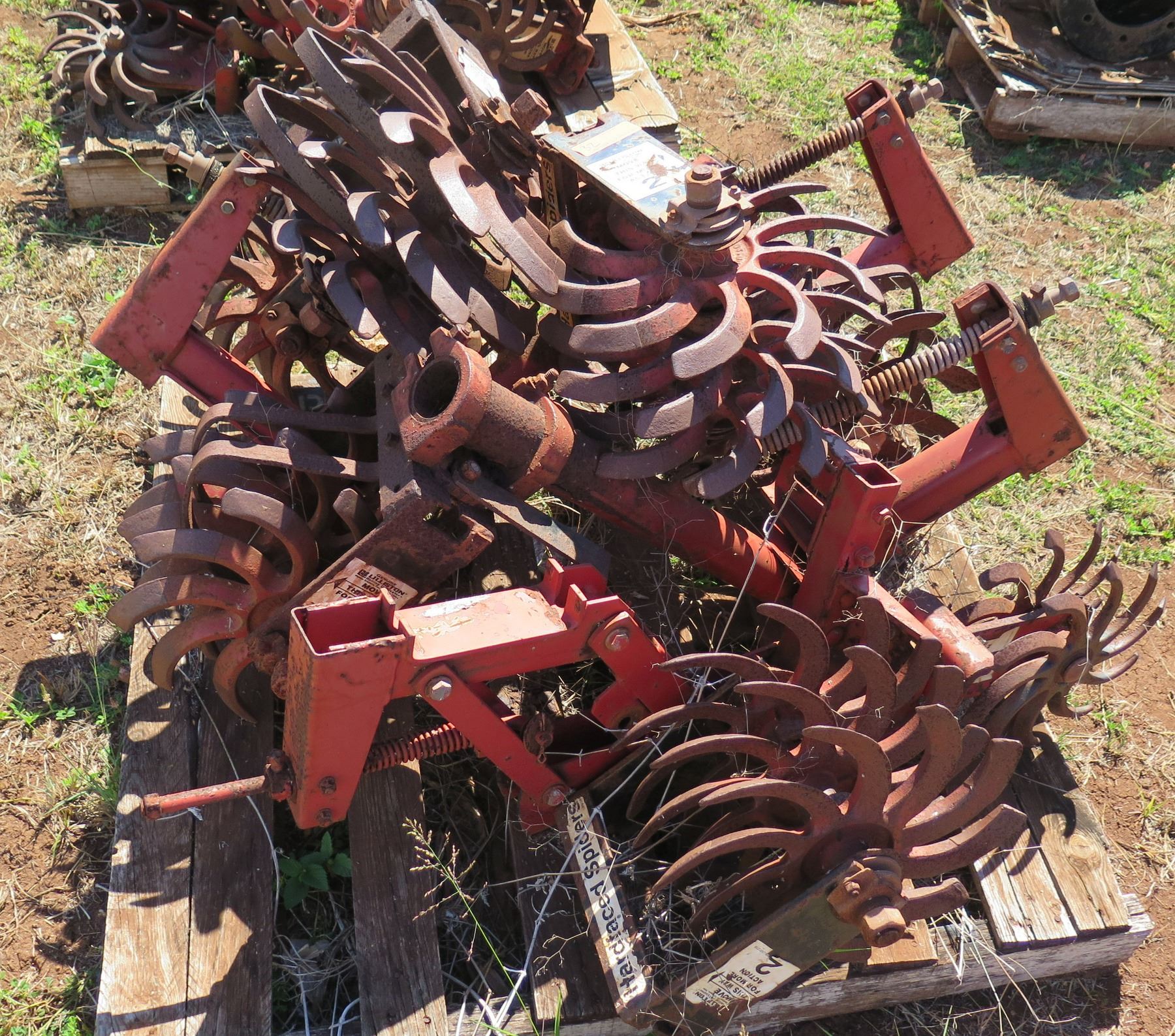 Pallet Lilliston Rolling Cultivator Spider Attachments
