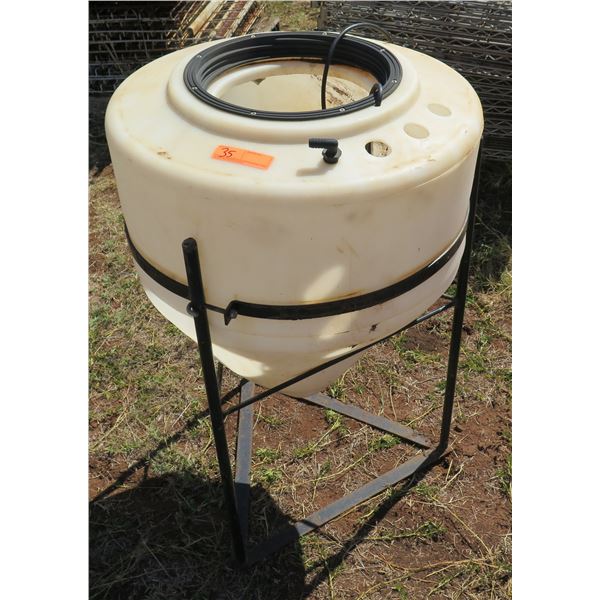 Metal 3 Point Stand w/ Plastic Water Container