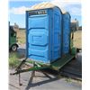 Image 1 : GK Machine 2 Portable Toilets w/ Sink & Tank on Towable Trailer