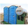Image 13 : GK Machine 2 Portable Toilets w/ Sink & Tank on Towable Trailer