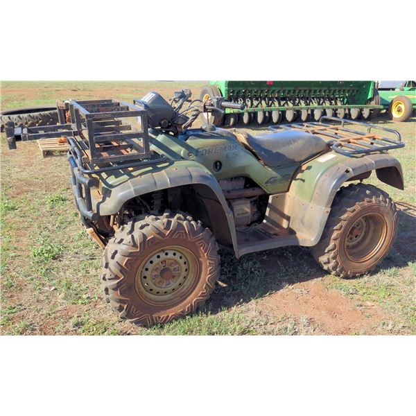Honda 2003 Foreman E5  ATV All Terrain Vehicle TRX450FE, Runs