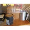Image 7 : Wood & Plexiglass Paint Station w/ Hoses, Paint Guns, Measuring Cups, etc