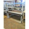 Image 2 : Qty 2 Dyna-Lift Bucher Hydraulics Adjustable Height Work Tables 4M-D1A-12-S24