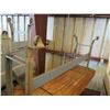 Image 2 : Qty 2 Rolling Metal & Wood Work Table