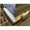 Image 3 : Qty 20 Folding Benches  in Brown, Grey, White 12" x 72"