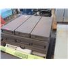 Image 4 : Qty 20 Folding Benches  in Brown, Grey, White 12" x 72"