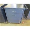 Image 2 : Rolling Metal Cabinet w/ 1 Door & 2 Drawers