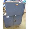Image 1 : Qty 2 Rolling Metal Cabinets w/ Side Doors & 2 Drawers