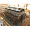Image 3 : Pallets Metal Shelf Sections & Table Legs (Some wheels)