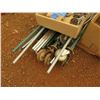 Image 7 : Pallets Metal Shelf Sections & Table Legs (Some wheels)