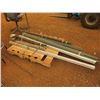 Image 9 : Pallets Metal Shelf Sections & Table Legs (Some wheels)